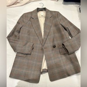 HM pants suit plaid.